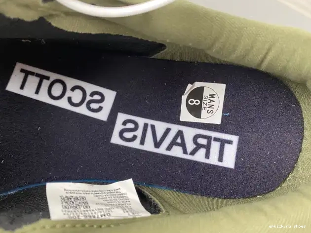Rep X MEDIUM OLIVE TRAVIS AIR OG SCOTT JORDAN 1 DM7866-200 LOW 0525
